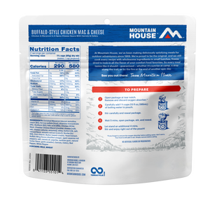 Buffalo-Style Chicken Mac & Cheese freeze dried food - Mountain House