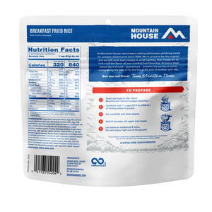 Breakfast Fried Rice freeze dried food - Mountain House