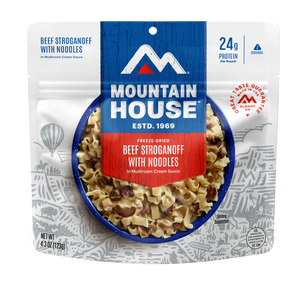 Beef Stroganoff with Noodles freeze dried food - Mountain House