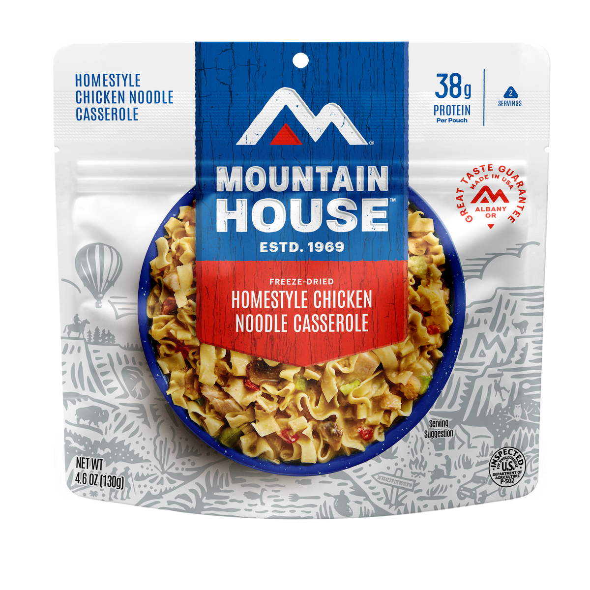 Homestyle Chicken Noodle Casserole freeze dried food - Mountain House