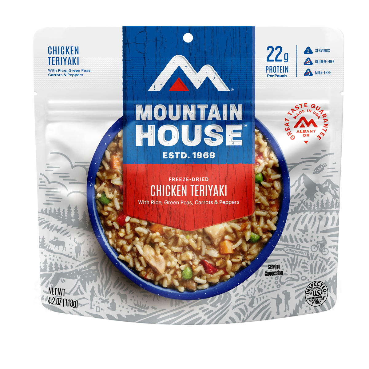 Chicken Teriyaki freeze dried food - Mountain House