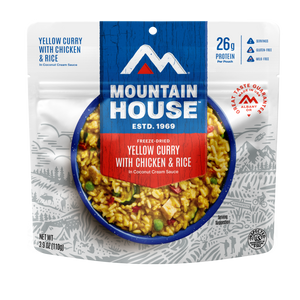 Yellow Curry with Chicken & Rice freeze dried food - Mountain House