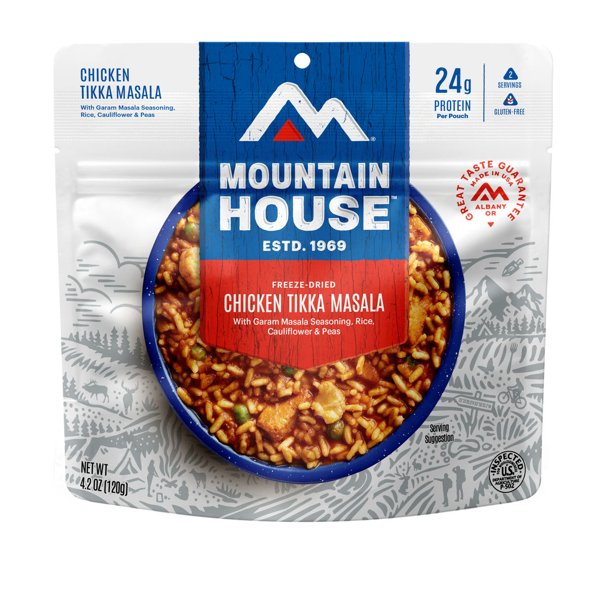 Chicken Tikka Masala freeze dried food - Mountain House