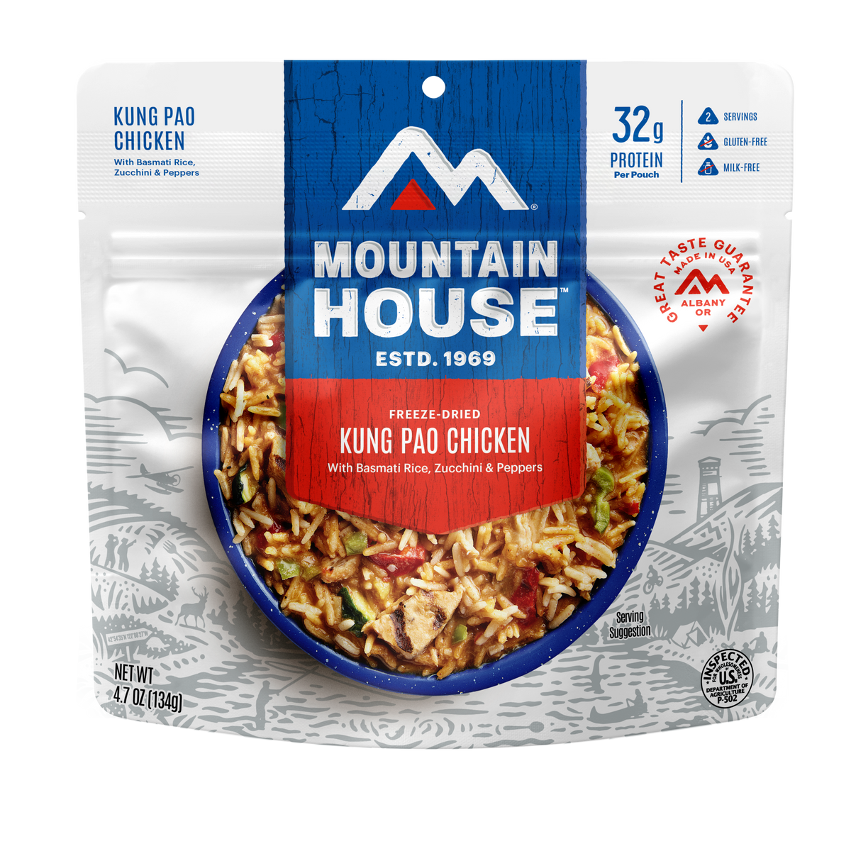 Kung Pao Chicken freeze dried food - Mountain House