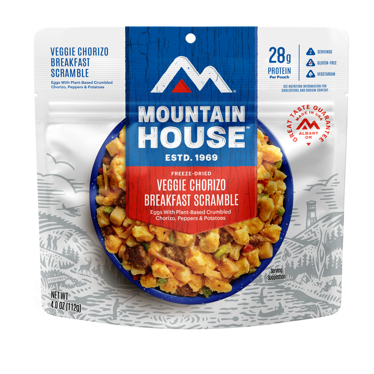 Veggie Chorizo Breakfast Scramble freeze dried food - Mountain House