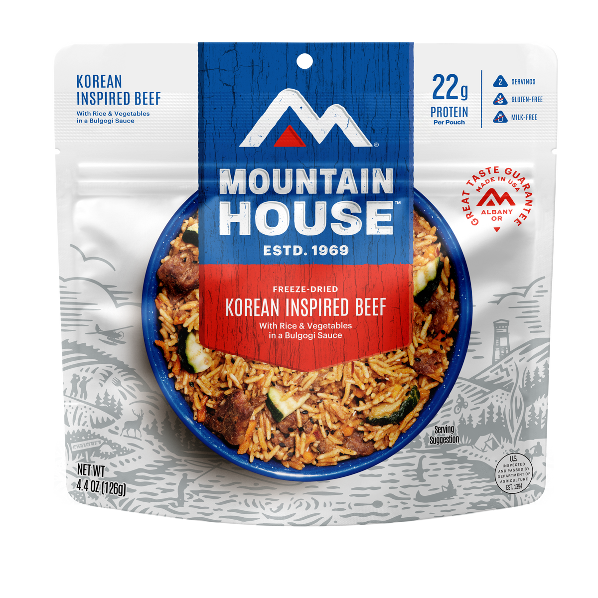 Korean Inspired Beef freeze dried food - Mountain House