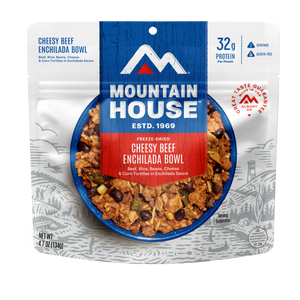 Cheesy Beef Enchilada Bowl freeze dried food - Mountain House