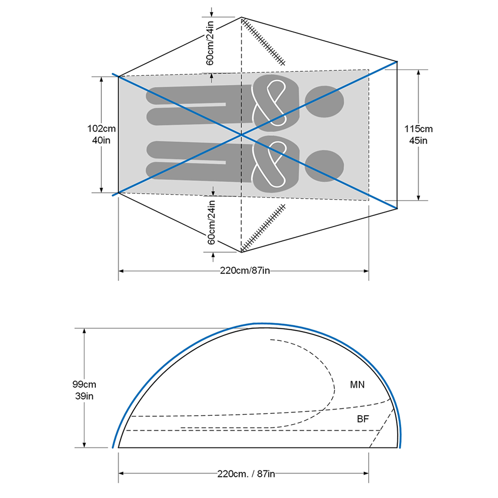 Big Sky Mirage 1.5P tent