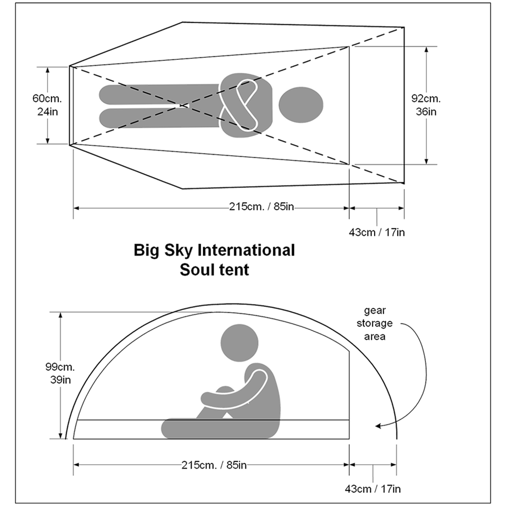 Big Sky Soul tent - Ultra Light Bargain and Bike Packing versions