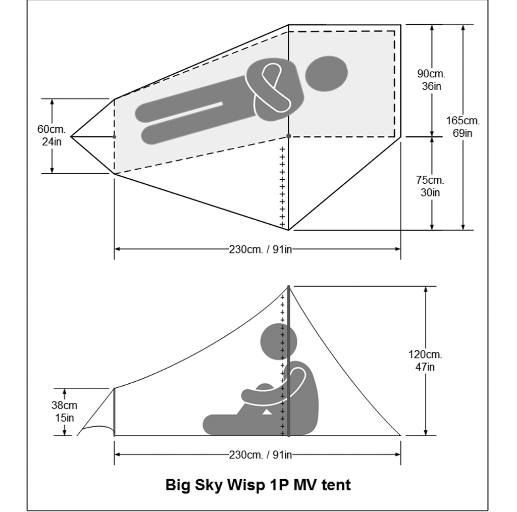 Big Sky Wisp 1P "SuprBivy" tent