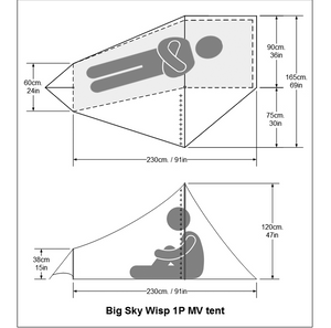 Big Sky Wisp 1P "SuprBivy" tent