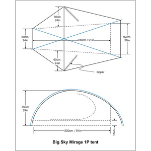 Big Sky Mirage 1P tent